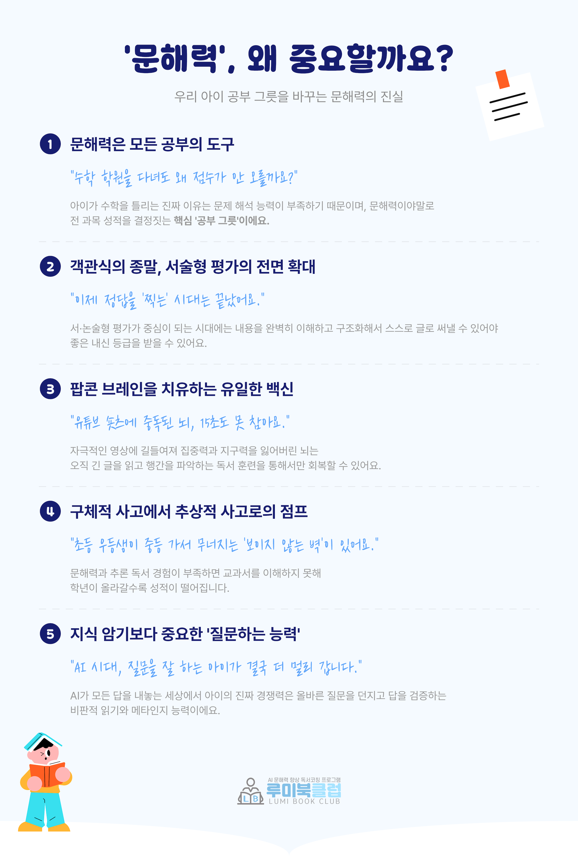 문해력의 중요성
