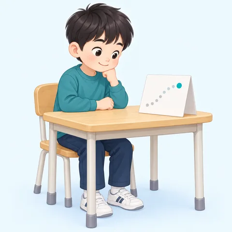 시선 집중력 훈련 안내 그림